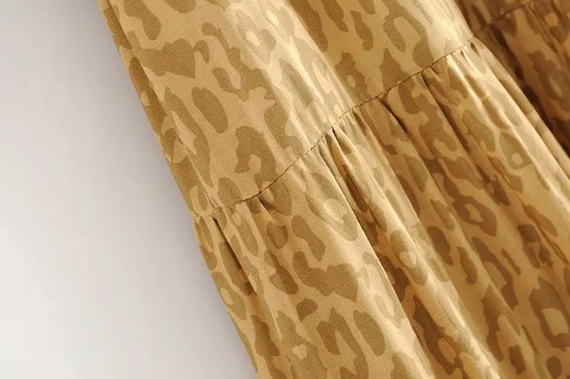 Boho Style Skirt – “Golden Dune” Mustard Maxi Skirt for Fall or Festival Looks