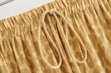 Boho Style Skirt – “Golden Dune” Mustard Maxi Skirt for Fall or Festival Looks