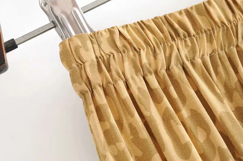 Boho Style Skirt – “Golden Dune” Mustard Maxi Skirt for Fall or Festival Looks