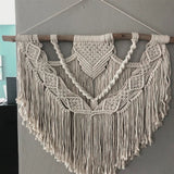 Boho Macrame Wall Hanging - Handcrafted Handwoven Tapestry - Bohemian Home Decor Ansel