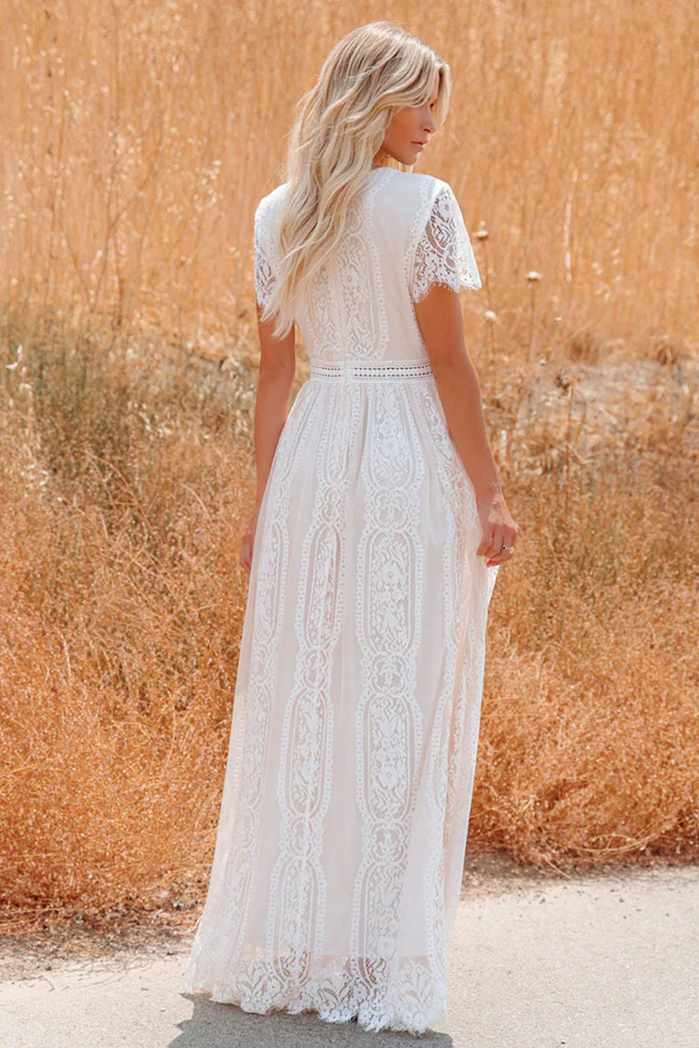 Maxi Dress - Boho Dress - Sundress - Lace Dress