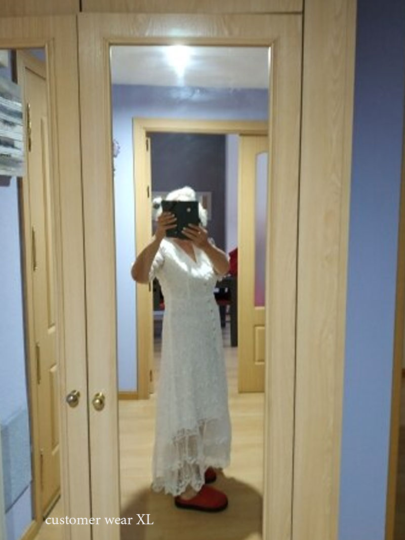 Maxi Dress - Boho Dress - Sundress - Lace Dress - White Carina