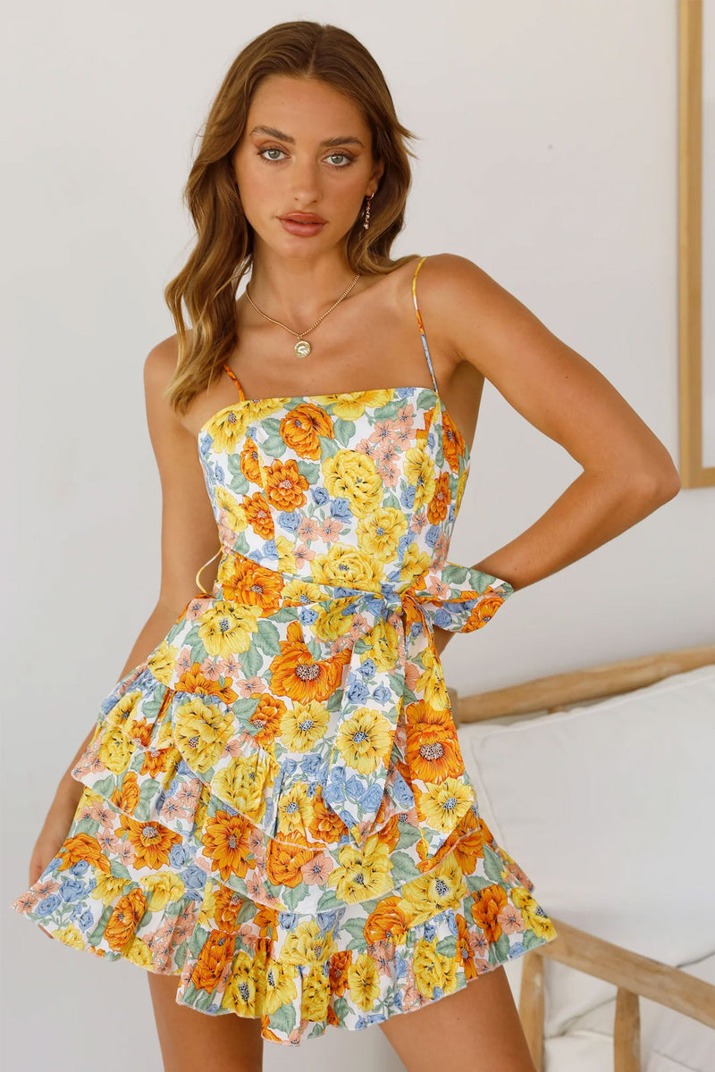Boho Mini Dress, Sundress, Julieta