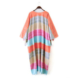 Beach Robe Boho Robe - Stripe Candy