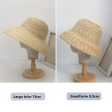 Boho Panama Hat - French Hepburn Wheat Straw Hat