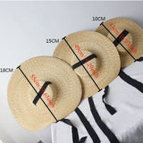 Boho Visor Hat - Wheat Straw Lace Up Beach Hat