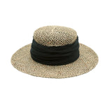 Boho Sun Beach Hat - Natural Hollow Woven Straw Hat for Women