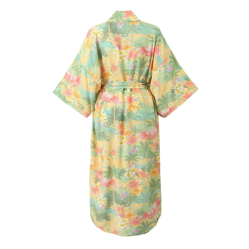 Boho Robe - Kimono Robe - Beach Cover-up - Bohemian Style Elliana Water Lily