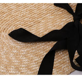 Boho Garden Hat - Handwoven Wheat Straw Sun Hat