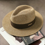 Boho Sun Beach Hat - Classic Panama Straw Hat