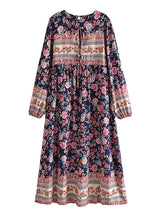 Gown Dress, Boho Maxi Dress, Loose Dress, Carina Rose in Purple