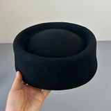 Boho Beret Hat - British Wool Felt Painter Hat