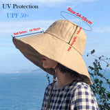 Boho Sun Beach Hat - Foldable Cotton Linen Travel Hat