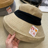 Boho Bucket Hat - Old Money Cotton Linen Sun Hat