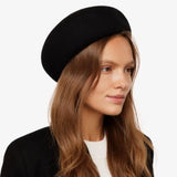 Boho Beret Hat - British Wool Felt Painter Hat