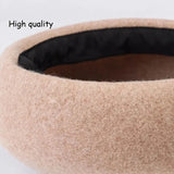 Boho Beret Hat - British Wool Felt Painter Hat