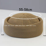 Boho Pillbox Hat - Breathable Crochet Summer Cap