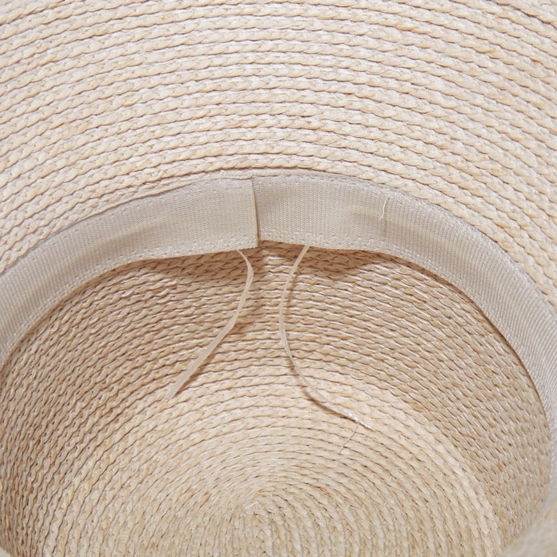 Sun Straw Bucket Hats - Foldable Beach Hats for Summer - Ladies Vacation Hat