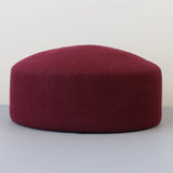 Boho Pillbox Hat - Vintage Wool Felt Fascinator Hat