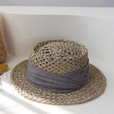 Boho Sun Beach Hat - French Salix Straw Beach Hat