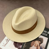Boho Sun Beach Hat - Classic Panama Straw Hat