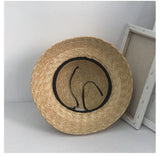Boho Panama Hat - French Hepburn Wheat Straw Hat