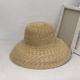 Boho Panama Hat - French Hepburn Wheat Straw Hat