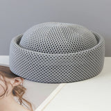 Boho Pillbox Hat - Breathable Crochet Summer Cap