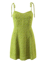 Boho Mini Dress, Sundress, Jade
