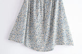 Boho Mini Dress – “Wildflower Waltz” Floral & Leopard Bow-Front Cutout Dress