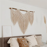 Boho Macrame Wall Hanging - Handcrafted Handwoven Tapestry - Bohemian Home Decor Axel