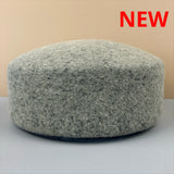 Boho Pillbox Hat - Vintage Wool Felt Fascinator Hat