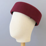 Boho Beret Hat - British Wool Felt Painter Hat