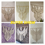 Boho Macrame Wall Hanging - Handwoven Tapestry - Bohemian Home Decor Elowen