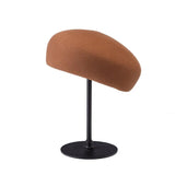 Boho Beret Hat - British Wool Felt Painter Hat
