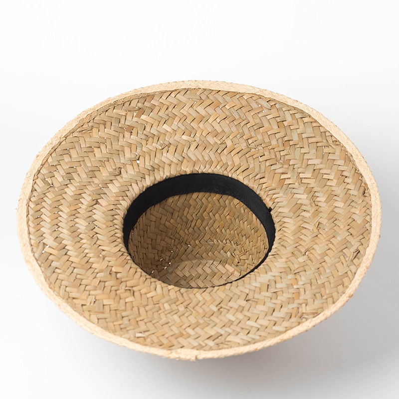 Boho Hat - Summer Hats, Sun Hat, Beach Hat - Wide Brim Straw Hat, Vintage Style Ottili Natural Grass