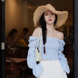 Boho Panama Hat - Oversized Raffia Tassel Straw Hat
