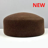 Boho Pillbox Hat - Vintage Wool Felt Fascinator Hat