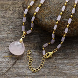 Boho Necklace - Crystal Aesthetic Beads Choker Necklaces