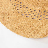Boho Sun Beach Hat - Hollow Raffia Cowboy Straw Hat