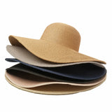 Boho Sun Beach Hat - Foldable Wide Brim Floppy Beach Hat