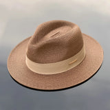Boho Sun Beach Hat - Classic Panama Straw Hat