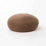 Boho Beret Hat - British Wool Felt Painter Hat