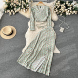 Vintage Two-Piece Set - Boho Matching Top and Skirt - Summer Vacation Sylvie Green