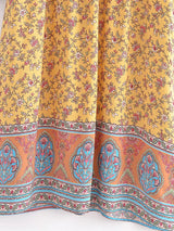 Bohemian Maxi Gown – “Desert Heirloom” Floral Long Sleeve Bohemian Gown