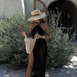 Boho Sun Beach Hat - Wide Brim Straw Hat with Chin Strap