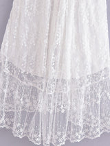 Maxi Dress - Boho Dress - Sundress - Lace Dress - White Carina