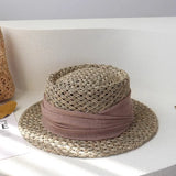 Boho Sun Beach Hat - French Salix Straw Beach Hat