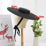 Boho Hat, Sun Beach Hat, Wide Brim Straw Hat, Retro Hat Bella, in Red, Blue, Pink and Black