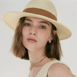 Boho Sun Beach Hat - Classic Panama Straw Hat